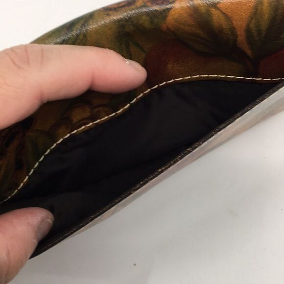 Patricia Nash floral and fruit Large Leather Wallet - Picture 12 of 16